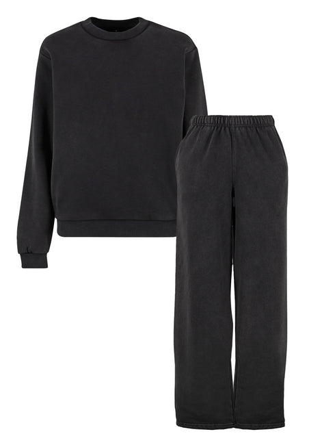 Jogger Washed Straight Leg Basic